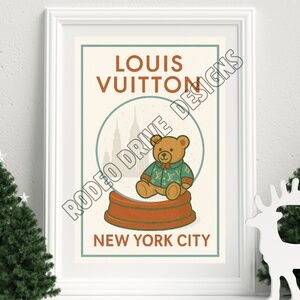 Louis Vuitton New York City 11x17 Fashion Wall Art Print Rodeo Drive Designs